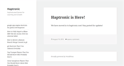 Desktop Screenshot of haptronic.com