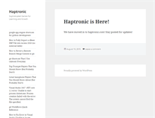 Tablet Screenshot of haptronic.com
